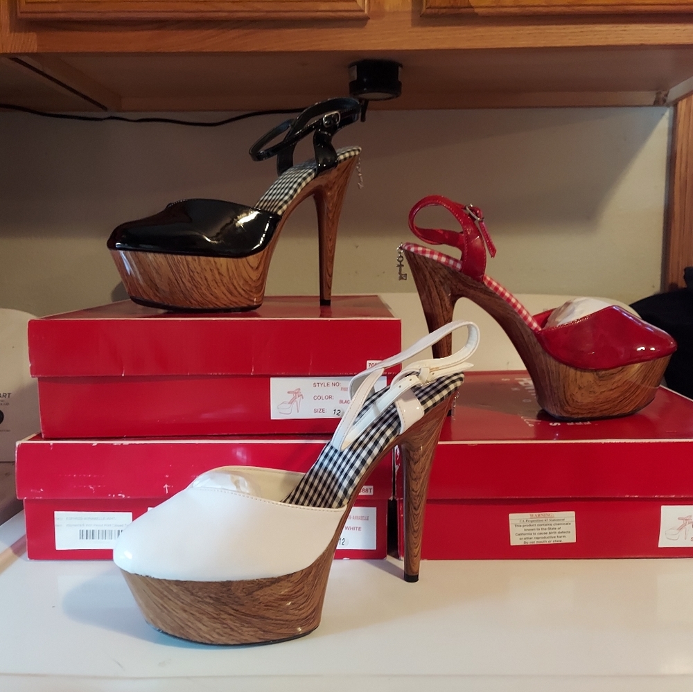Vintage PENTHOUSE Heels sz 12